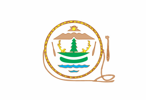 Montagnais de Unamen Shipu Flag – authentic Native American tribal flag