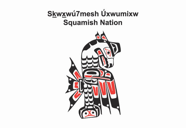 Squamish First Nation Flag – authentic First Nations indigenous flag