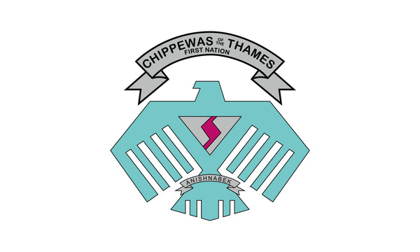 Chippewas of the Thames Flag – authentic Native American tribal flag