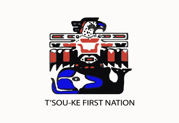T'Sou-ke First Nation Flag – authentic First Nations indigenous flag