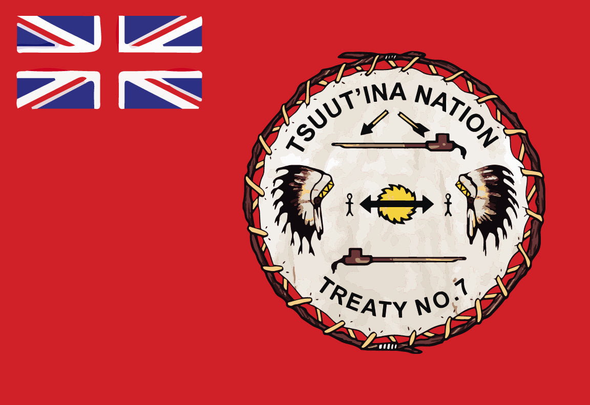 Tsuut'ina Nation Flag – authentic Native American tribal flag