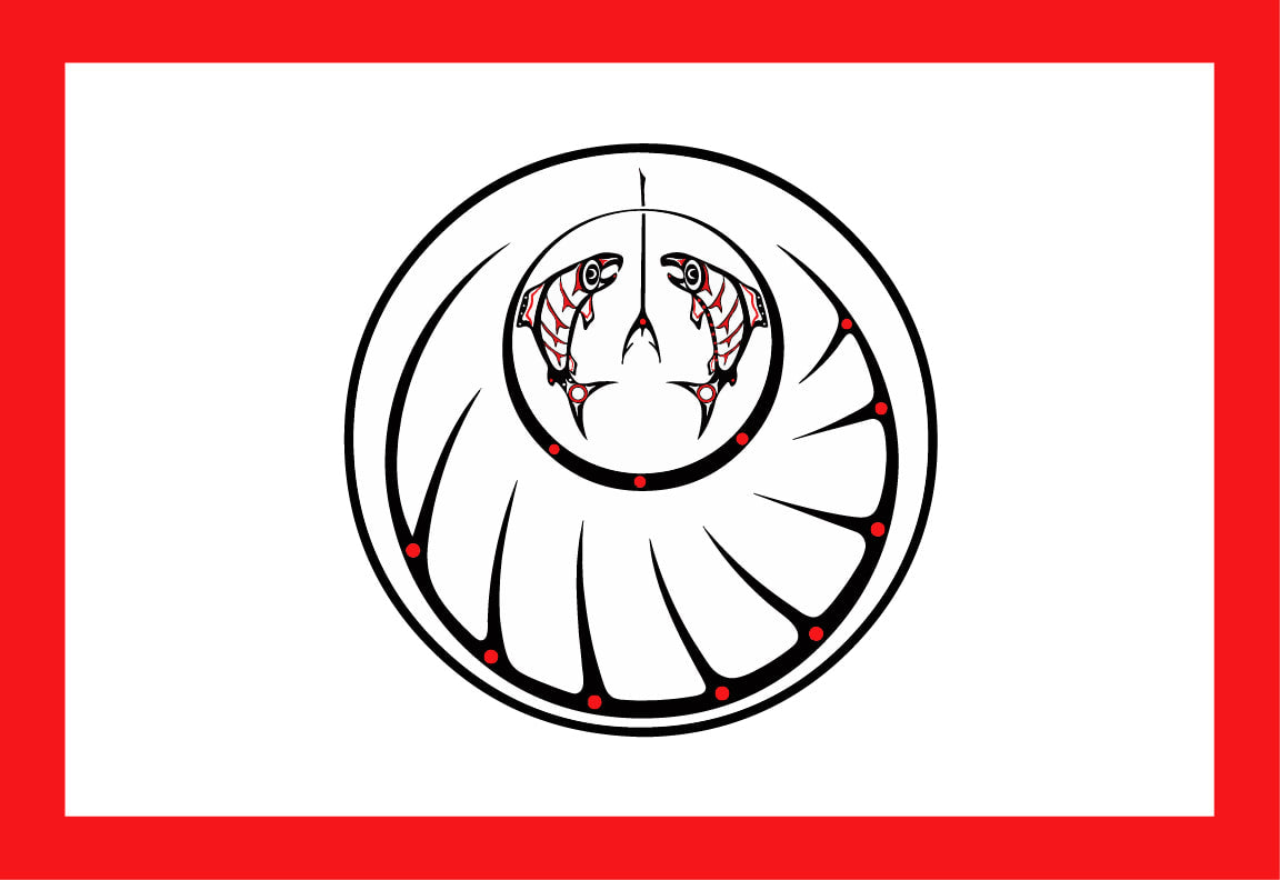 Tzeachten First Nation Flag – authentic First Nations indigenous flag