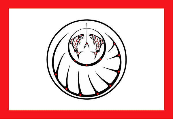 Tzeachten First Nation Flag – authentic First Nations indigenous flag