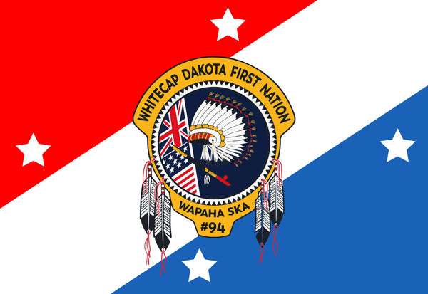 Whitecap Dakota First Nation Flag – authentic First Nations indigenous flag