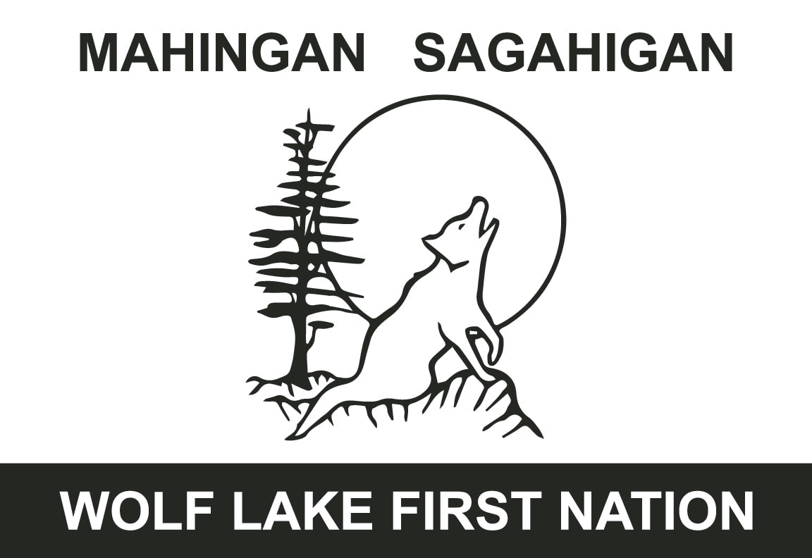 Wolf Lake First Nation Flag – authentic First Nations indigenous flag