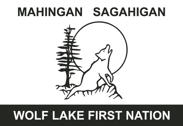 Wolf Lake First Nation Flag – authentic First Nations indigenous flag