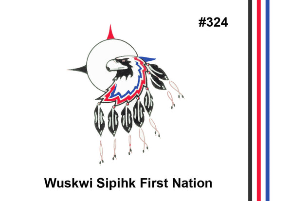 Wuskwi Sipihk First Nation Flag – authentic First Nations indigenous flag