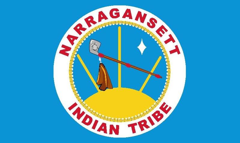 Narragansett Tribe Flag – authentic Native American tribal flag