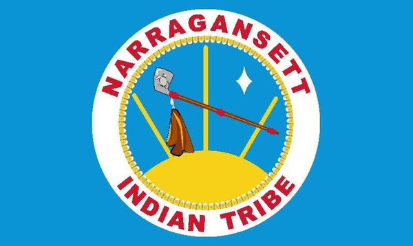 Narragansett Tribe Flag – authentic Native American tribal flag