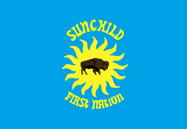 Sunchild First Nation Flag – authentic First Nations indigenous flag