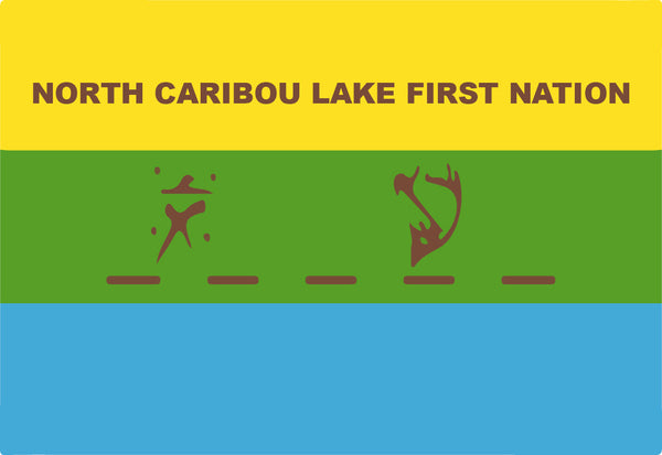 North Caribou Lake First Nation Flag – authentic First Nations indigenous flag