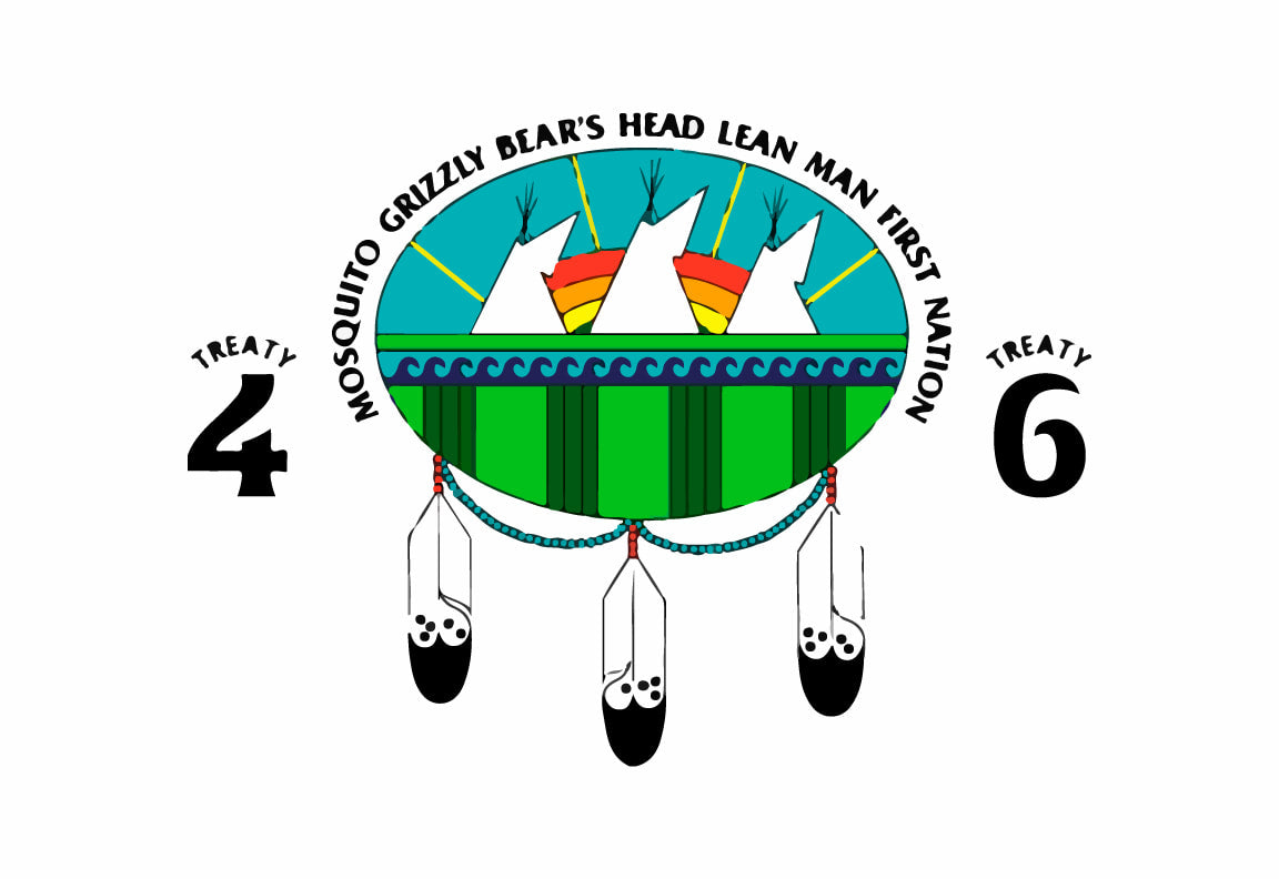 Mosquito, Grizzly Bear's Head, Lean Man First Nations Flag – authentic First Nations indigenous flag