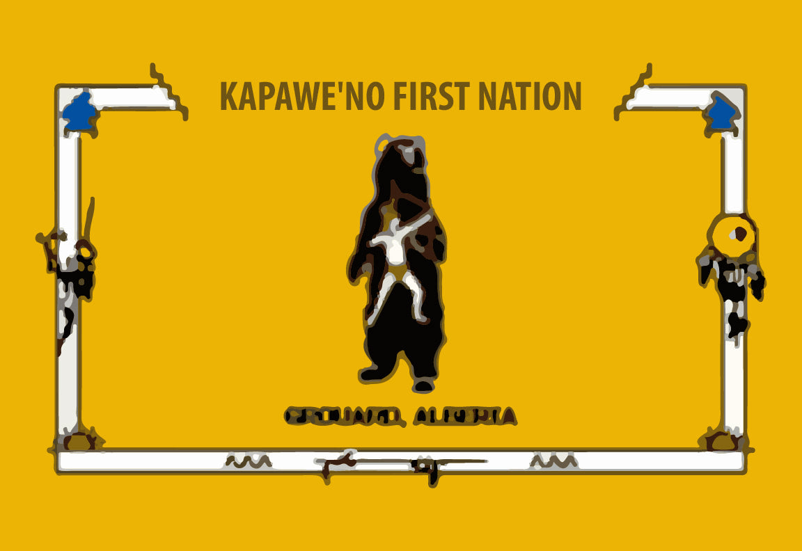 Kapawe'no First Nation Flag – authentic First Nations indigenous flag