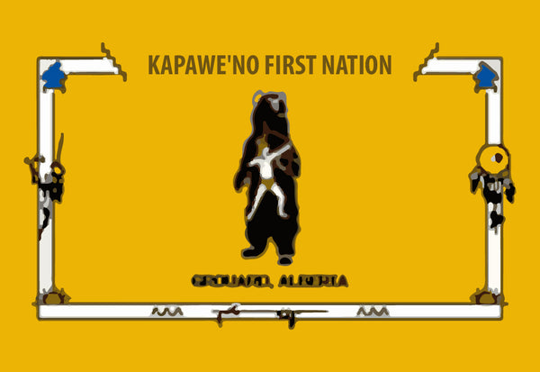 Kapawe'no First Nation Flag – authentic First Nations indigenous flag