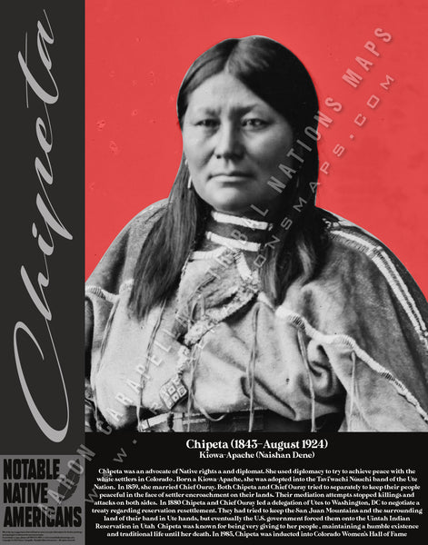 Chipeta — Native American historical figure portrait poster