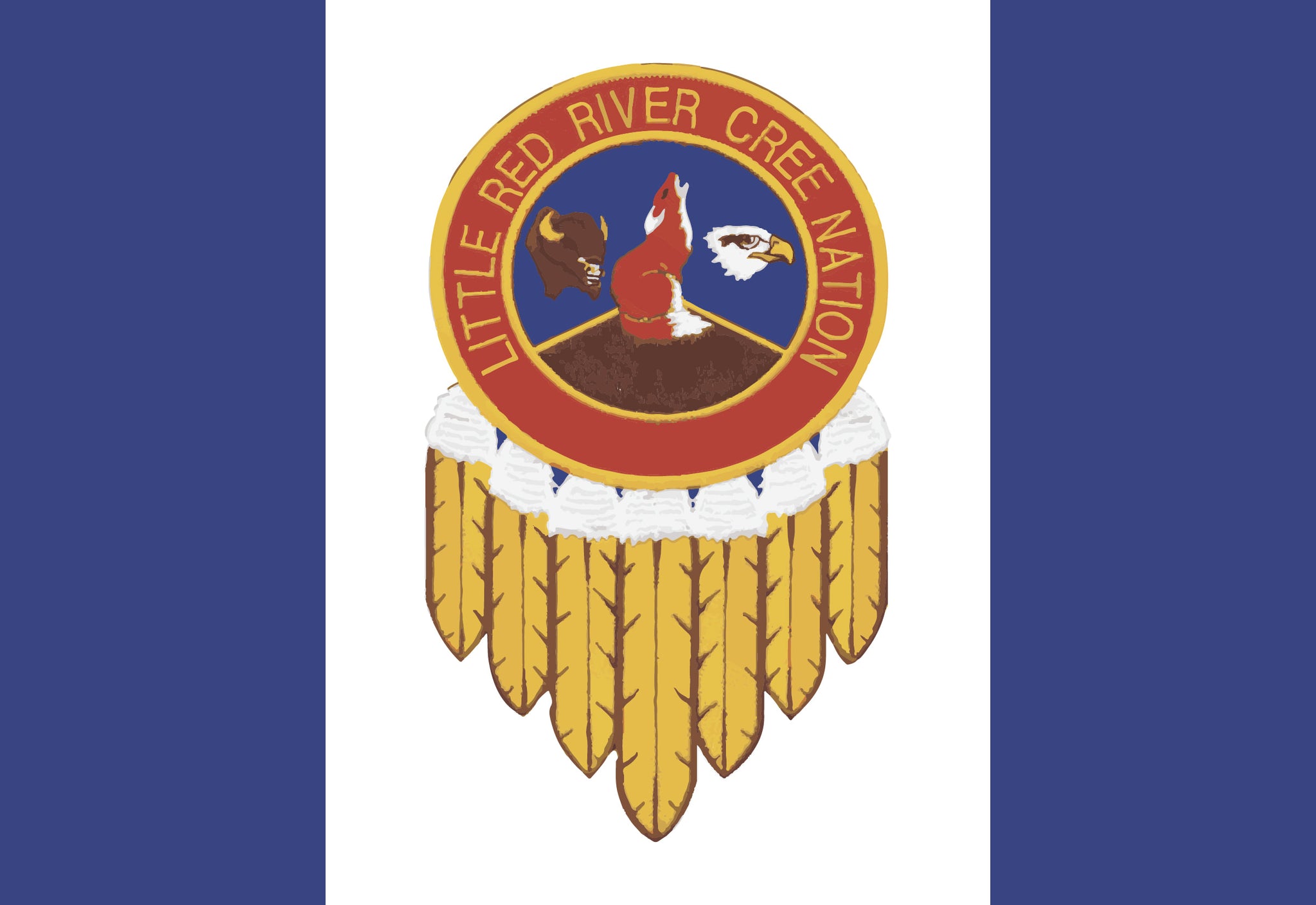 Little Red River Cree Nation Flag – authentic Native American tribal flag