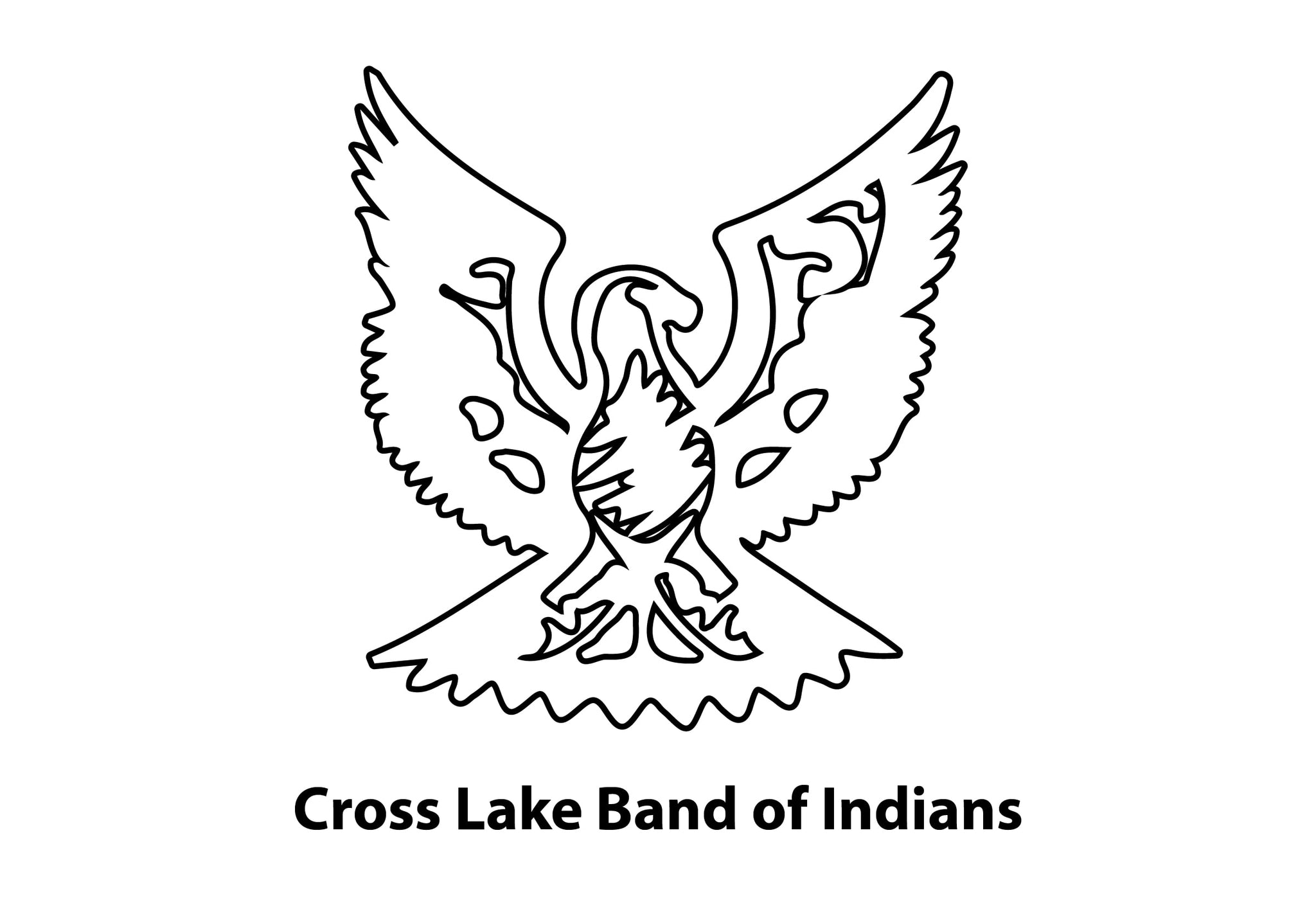 Cross Lake Band of Indians Flag – authentic Native American tribal flag