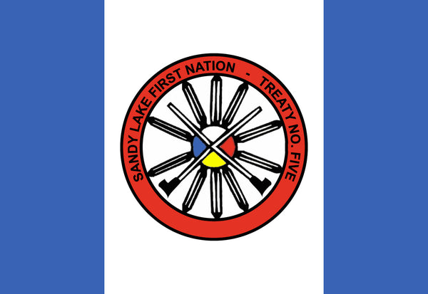 Sandy Lake First Nation Flag – authentic First Nations indigenous flag