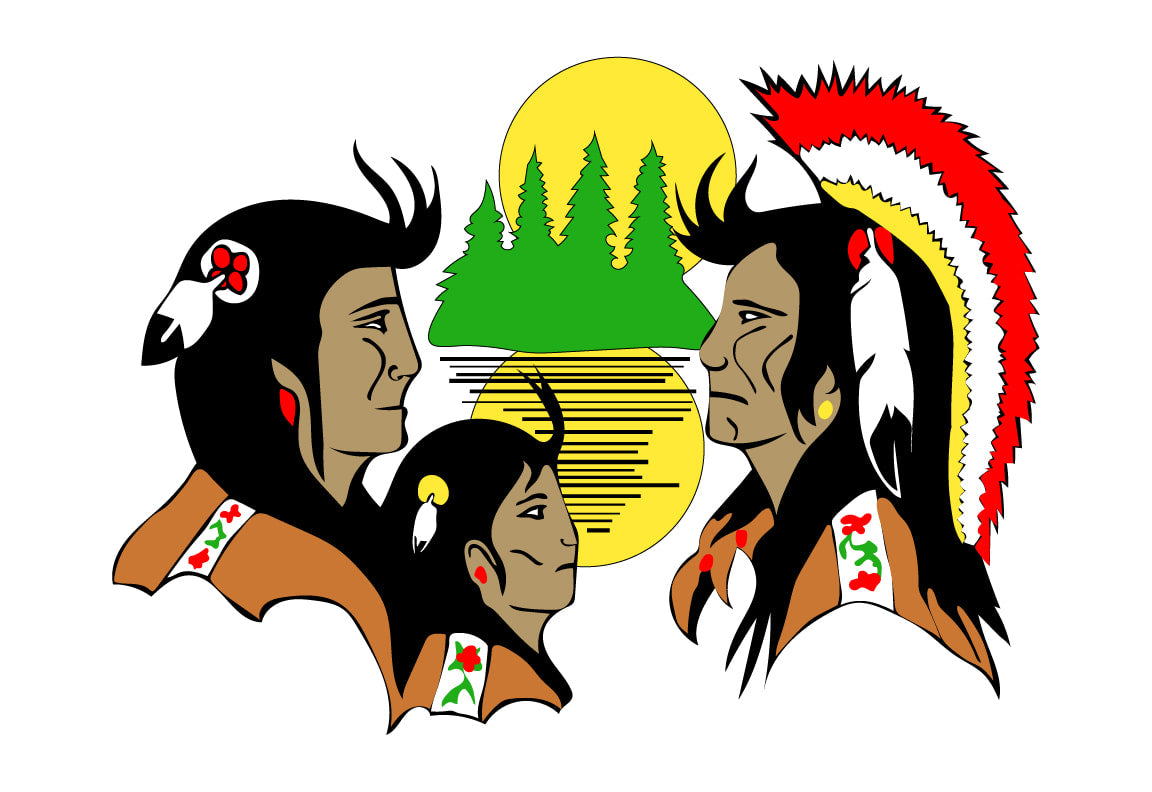 Iskatewizaagegan #39 Independent First Nation Flag – authentic First Nations indigenous flag
