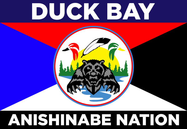 Duck Bay Anishinabe Nation Flag – authentic Native American tribal flag