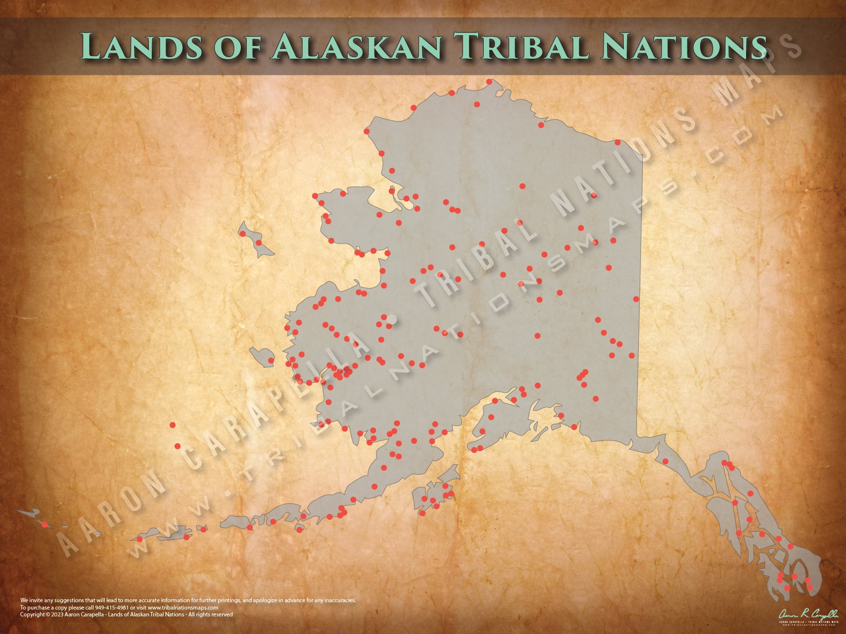 Native American tribes map of Alaska showing pre-contact indigenous tribal homelands