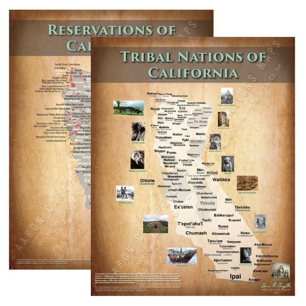 Native American tribes map of California showing pre-contact indigenous tribal homelands
