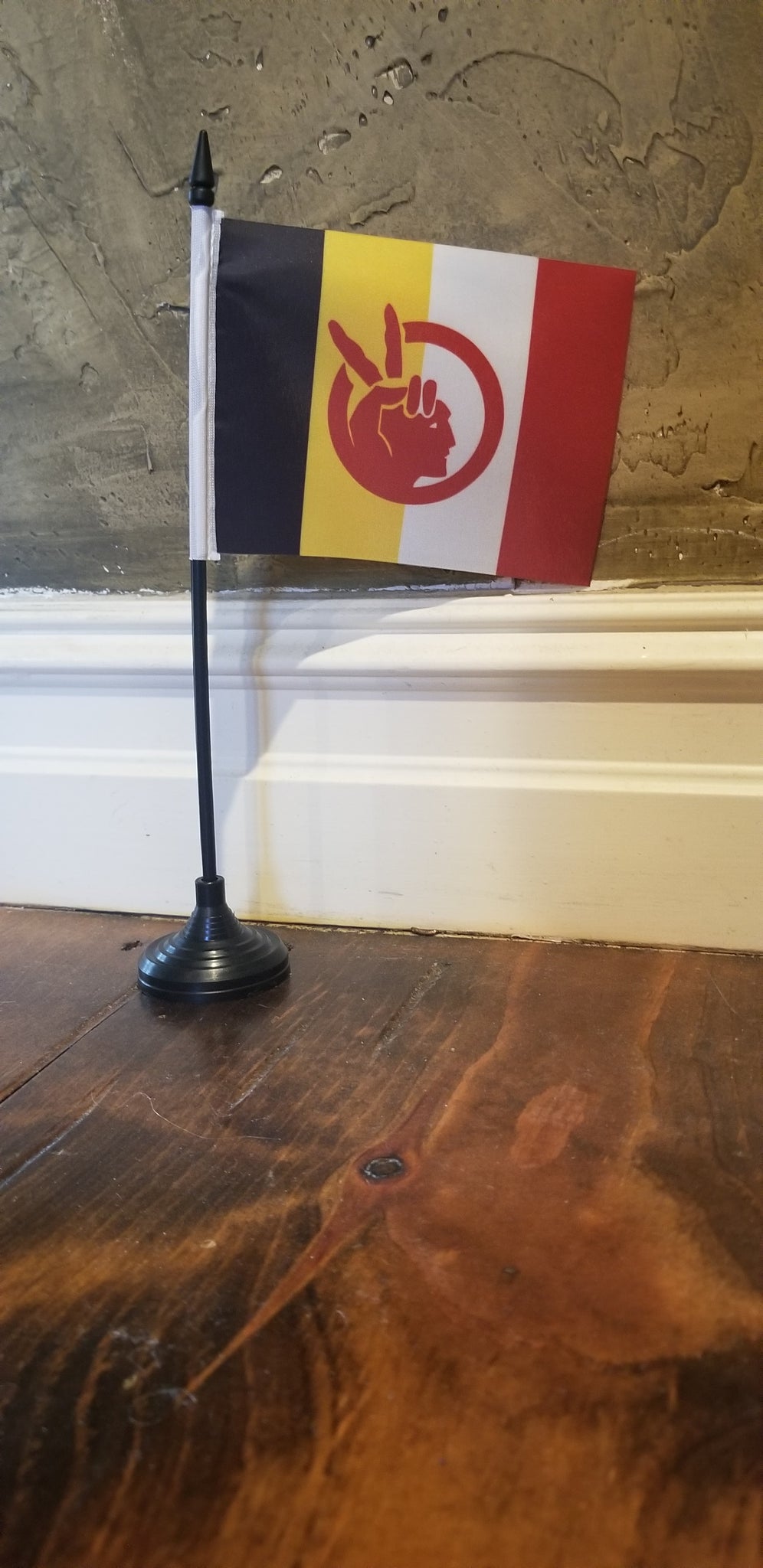American Indian Movement Tabletop Flag – authentic Native American tribal flag