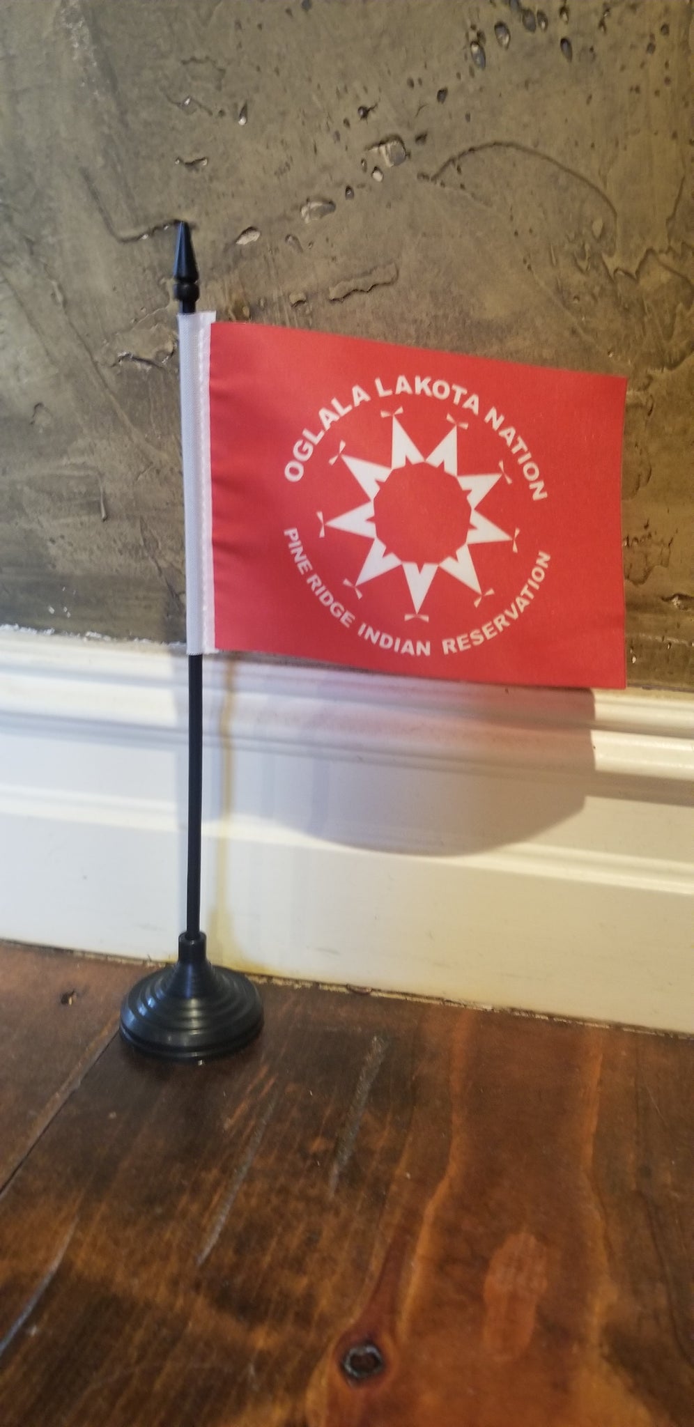 Oglala Nation Tabletop Flag – authentic Native American tribal flag