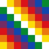 Wiphala Qulla Suyu Andean Flag – authentic Native American tribal flag