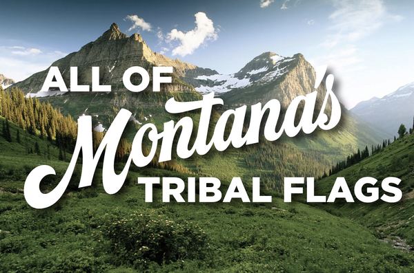 Tribal flags of Montana – authentic Native American tribal flag