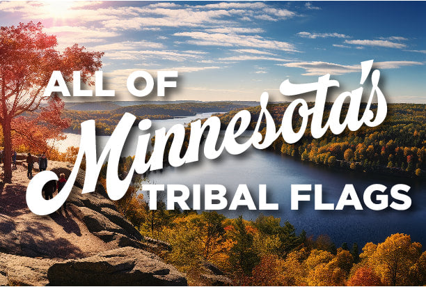 Tribal flags of Minnesota – authentic Native American tribal flag