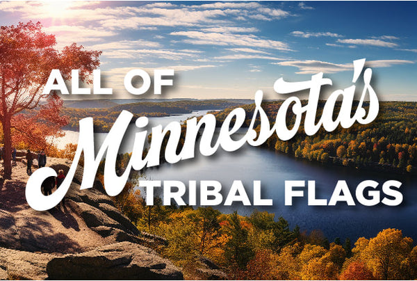Tribal flags of Minnesota – authentic Native American tribal flag