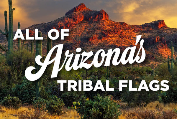 Native American Tribal Flags of Arizona (Set of 22 Flags)