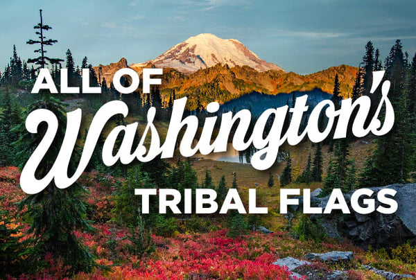Tribal flags of Washington – authentic Native American tribal flag