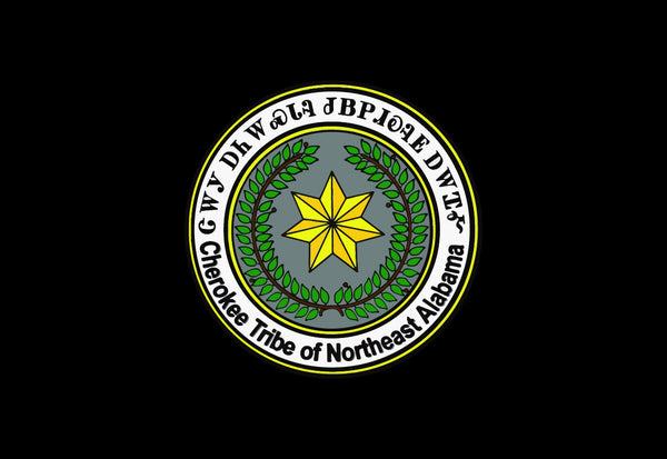 Cherokee Tribe of Northeast Alabama Flag – authentic Native American tribal flag