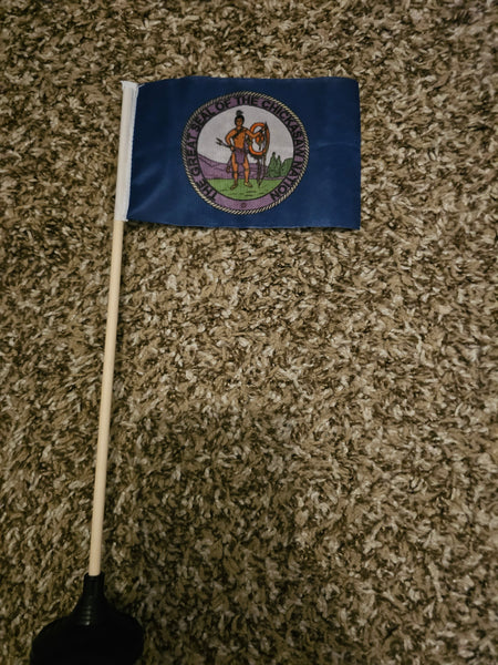 Chickasaw Nation Tabletop Flag – authentic Native American tribal flag