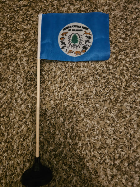 Seneca-Cayuga Tribe of Oklahoma Tabletop Flag – authentic Native American tribal flag