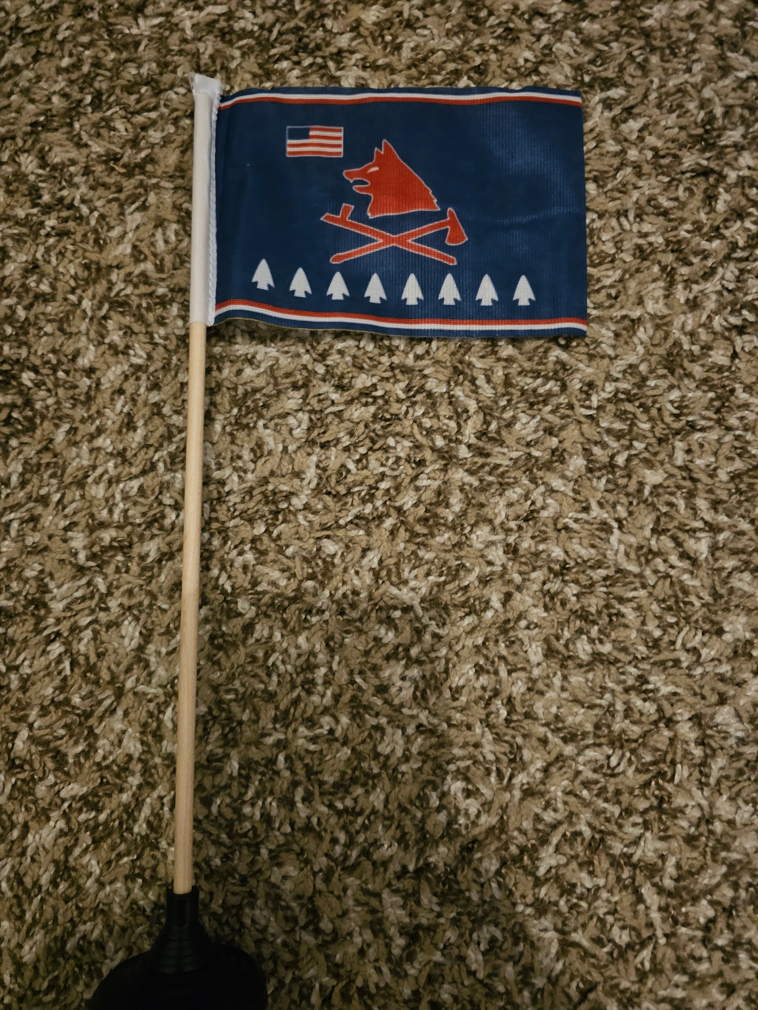 Pawnee Tribe Tabletop Flag – authentic Native American tribal flag