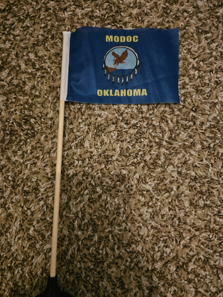 Modoc Nation Tabletop Flag – authentic Native American tribal flag
