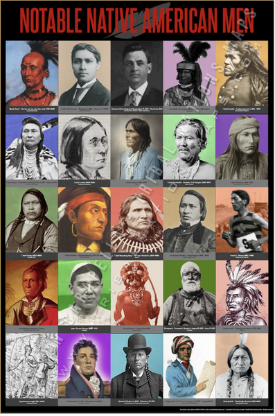 Notablbe Poster Notable Native American Men - 24