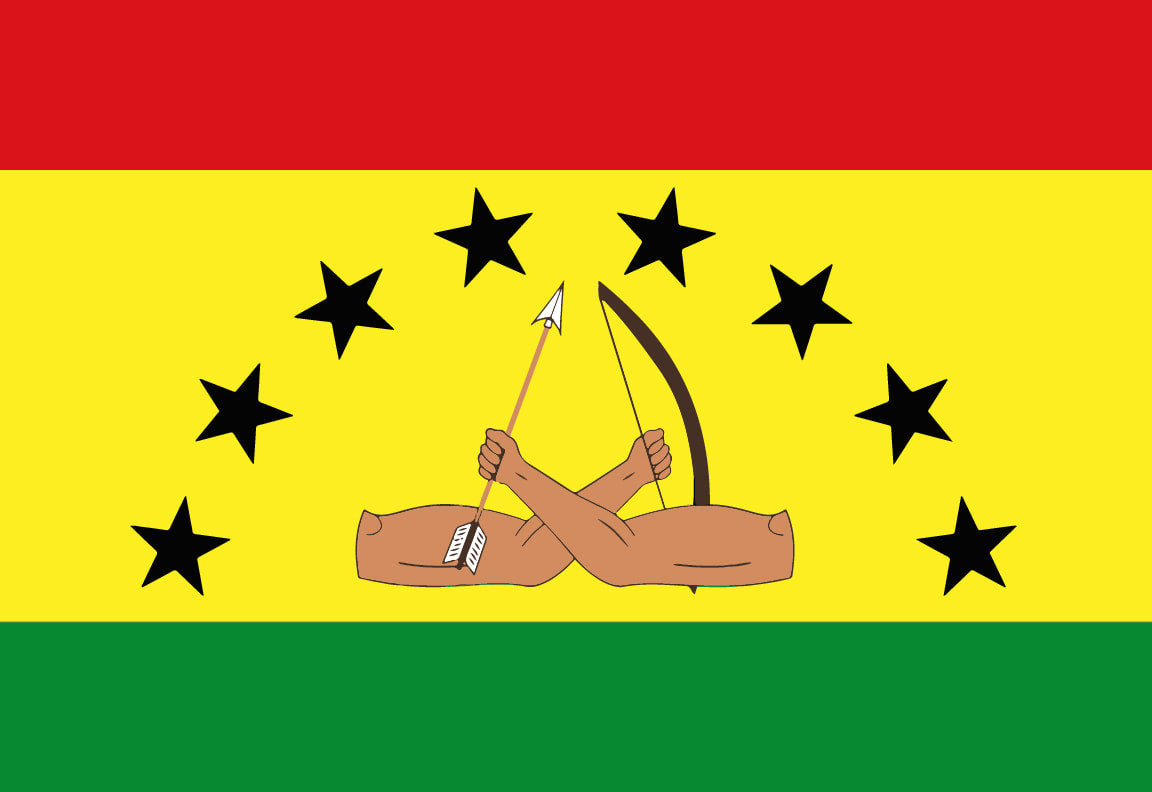 Bandera de la Comarca Guna Yala Flag – authentic Native American tribal flag