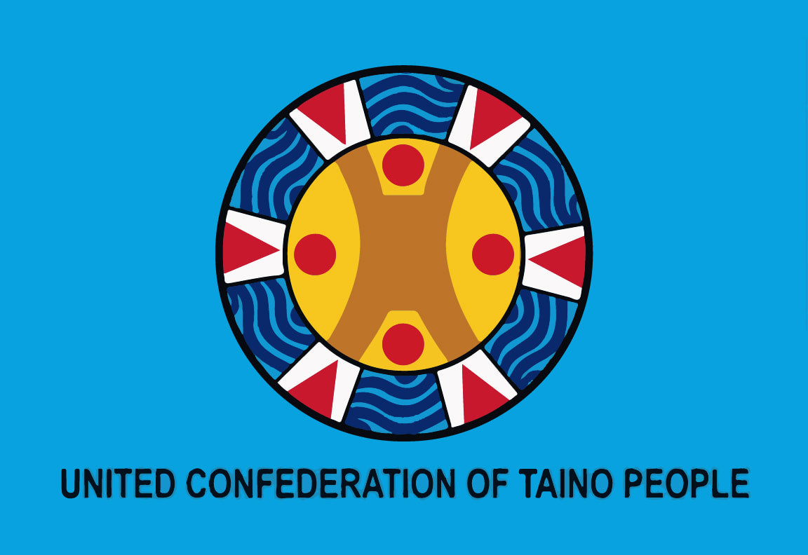 Flag of the United Confederation of Taino People – authentic Native American tribal flag