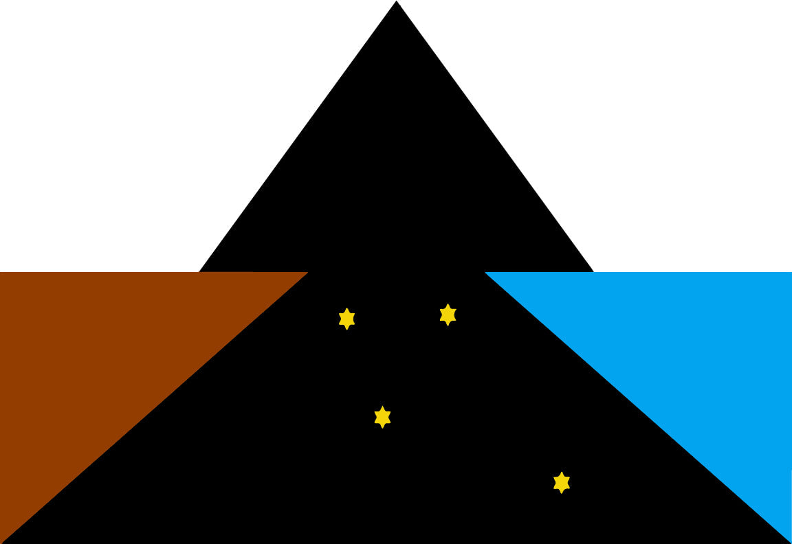 Flag of the Tehuelche People – authentic Native American tribal flag