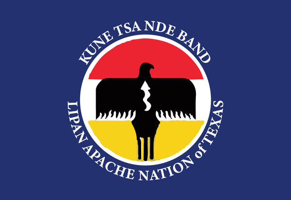Kuné Tsa Nde Band of the Lipan Apache Nation of Texas Flag – authentic Native American tribal flag