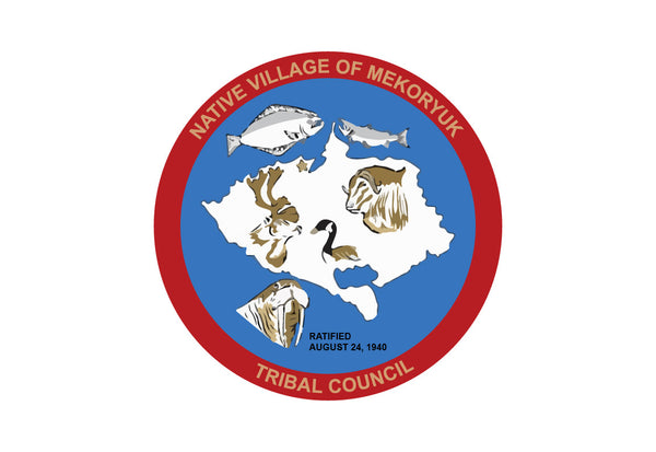 Native Village of Mekoryuk Flag – authentic Native American tribal flag