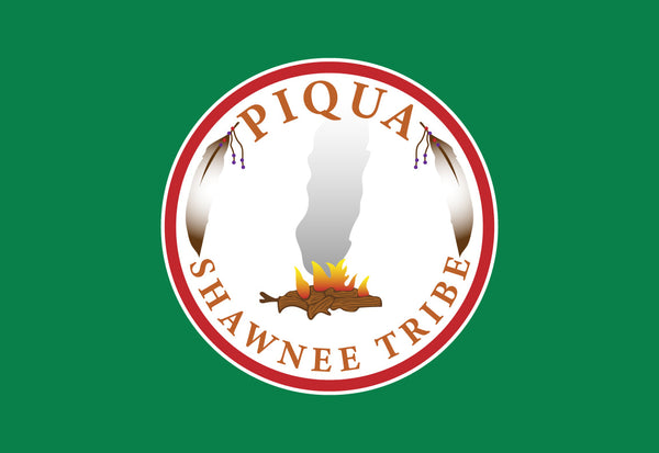 Piqua Shawnee Tribe Flag – authentic Native American tribal flag