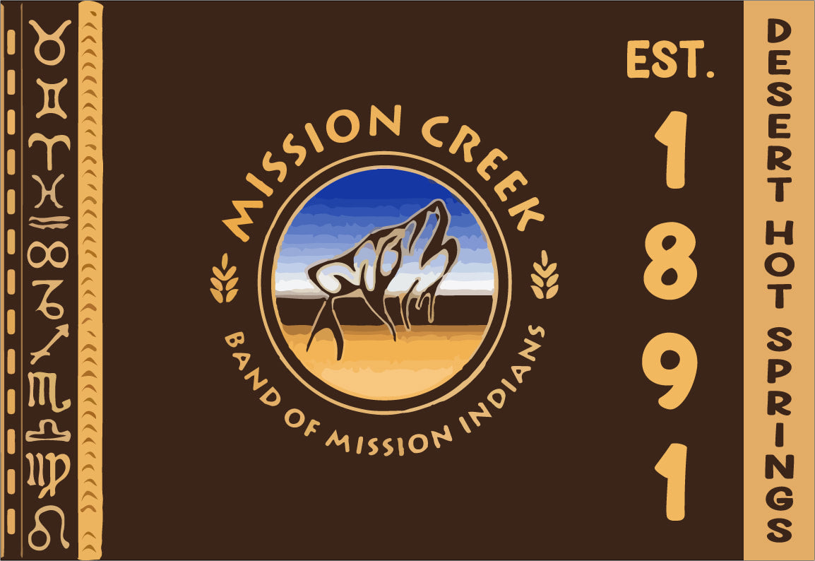 Mission Creek Reservation Flag – authentic Native American tribal flag