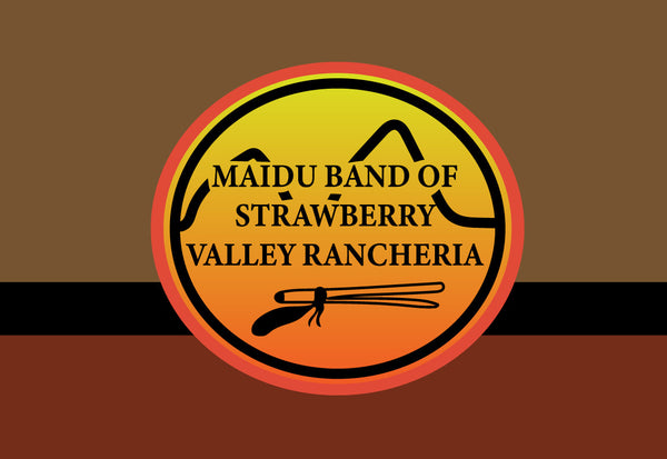 Strawberry Valley Rancheria Flag – authentic Native American tribal flag