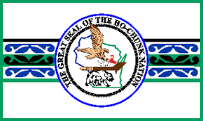 Ho-Chunk Nation Flag single-sided – authentic Native American tribal flag