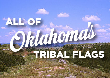 Native American Tribal Flags of Oklahoma (Set of 39 Flags)